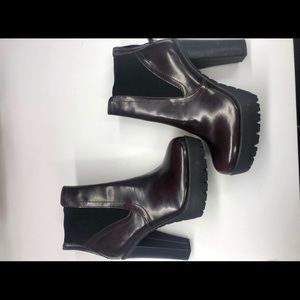 Amanda’s Lug Bottom Platform Booties